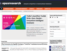 Tablet Screenshot of opusresearch.net